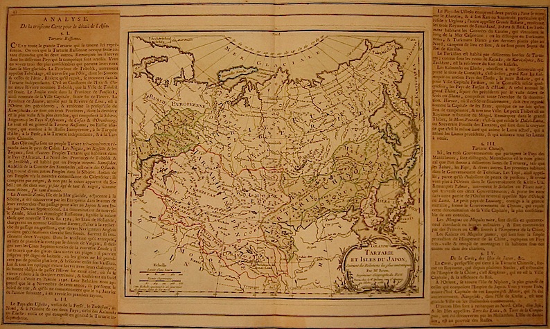 Brion de la Tour Louis - Desnos Louis Charles Grande Tartarie et Isles du Japon... 1766 Paris 